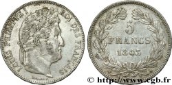 5 francs IIe type Domard 1843 Bordeaux F.324/103
