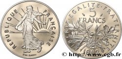 5 francs Semeuse, nickel, Belle Épreuve 1992 Pessac F.341/25 var.
