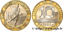 10 francs Génie de la Bastille, Belle Épreuve 1993 Pessac F.375/10 var. MS