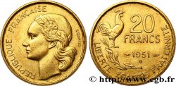 20 francs G. Guiraud 1951 Beaumont-Le-Roger F.402/8