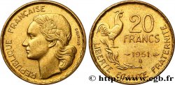 20 francs G. Guiraud 1951 Beaumont-Le-Roger F.402/8