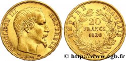 20 francs or Napoléon III, tête nue 1860 Paris F.531/17