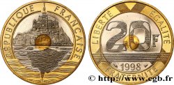 20 francs Mont Saint-Michel, BE (Belle Épreuve) 1998 Pessac F.403/14 var.