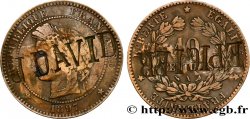 10 centimes Cérès, contremarqué EPICIER J DAVID 1897 Paris F.135/44 var.