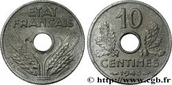10 centimes État français, petit module 1943 F.142/2
