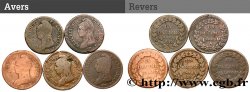Lot de 5 pièces de Un Décime Dupré n.d. - F.129/1