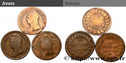 Lot de 3 pièces de Un Décime Dupré n.d. - F.129/41