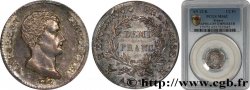 Demi-franc Napoléon Empereur, calendrier révolutionnaire 1804 Bordeaux F.174/6