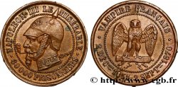Monnaie satirique Br 27, module de Cinq centimes 1870 s.l. Coll.43 