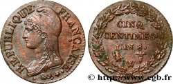 Cinq centimes Dupré, grand module 1800 Lille F.115/103