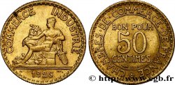 50 centimes Chambres de Commerce 1926 Paris F.191/8 SUP58