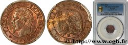 Un centime Napoléon III, tête nue 1857 Marseille F.102/37 MS64 PCGS