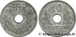 10 centimes État français, petit module 1943 F.142/2