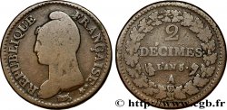 2 décimes Dupré 1797 Paris F.145/6