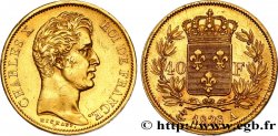 40 francs or Charles X, 2e type 1828 Paris F.544/3 AU52
