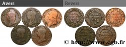 Lot de 5 Cinq centimes Dupré, grand module n.d. s.l. F.115/56