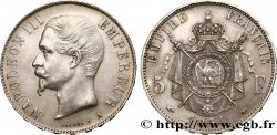 5 francs Napoléon III, tête nue 1854 Paris F.330/1 AU