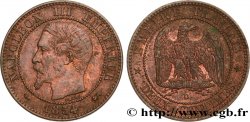 Deux centimes Napoléon III, tête nue 1854 Lyon F.107/15