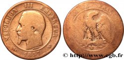 Dix centimes Napoléon III, tête nue 1857 Lille F.133/46