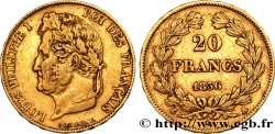 20 francs or Louis-Philippe, Domard 1836 Paris F.527/14