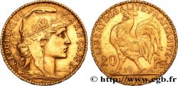 20 francs or Coq, Dieu protège la France 1900 Paris F.534/4