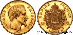 50 francs or Napoléon III, tête nue 1856 Paris F.547/3