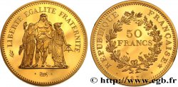 Piéfort or de 50 francs Hercule 1974  GEM.223 P2 FDC