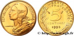 5 centimes Marianne, BE (Belle Épreuve), 4 plis 1993 Pessac F.125/33 var.