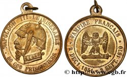 Médaille satirique Lt 27, type E “Chouette penchée” 1870 Schw.E2b bélière