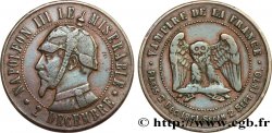Médaille satirique Cu 32, type C “Chouette monétaire” 1870 Schw.C4b
