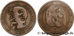 Dix centimes Napoléon III, tête nue, Contremarqué “PEARS’ SOAP” 1856 Lyon F.133/36 var.