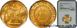 20 francs or Génie, IIIe République 1886 Paris F.533/9 MS65 NGC