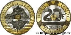 20 francs Mont Saint-Michel, BE (Belle Épreuve) 2000 Pessac F.403/16 var.