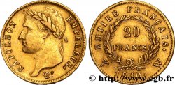 20 francs or Napoléon tête laurée, Empire français 1810 Lille F.516/15