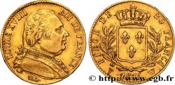 20 francs or Louis XVIII, buste habillé 1815 Lille F.517/18