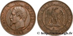 Dix centimes Napoléon III, tête nue 1855 Paris F.133/19