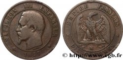Dix centimes Napoléon III, tête nue 1857 Marseille F.133/45