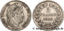 5 francs IIe type Domard 1833 La Rochelle F.324/18 TB15