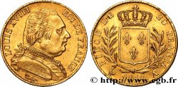 20 francs or Louis XVIII, buste habillé 1814 Paris F.517/2 SUP55