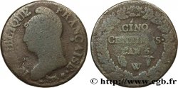 Cinq centimes Dupré, grand module 1798 Lille F.115/43 G6