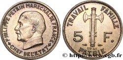 5 francs Pétain 1941  F.338/2 SUP58