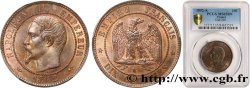 Dix centimes Napoléon III, tête nue 1852 Paris F.133/1 MS65 PCGS