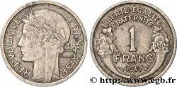 1 franc Morlon, légère, frappe médaille 1947 Beaumont-Le-Roger F.221/12 var.
