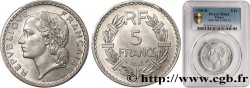 5 francs Lavrillier, aluminium 1946 Beaumont-Le-Roger F.339/7