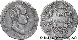 Demi-franc Bonaparte Premier Consul 1804 La Rochelle F.173/6