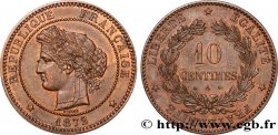10 centimes Cérès 1872 Paris F.135/8 SUP58