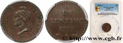 Un centime Dupré, IIe République 1849 Paris F.101/3
