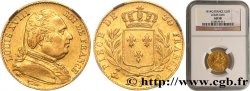 20 francs or Louis XVIII, buste habillé 1814 Perpignan F.517/7