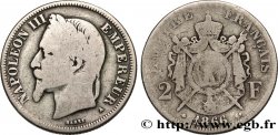 2 francs Napoléon III, tête laurée 1866 Paris F.263/2 B10