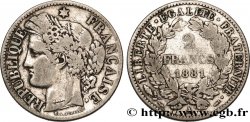 2 francs Cérès, avec légende 1881 Paris F.265/12